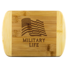 Military Life Wood Cutting Board