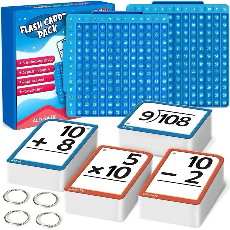 Torlam Math Learning Board and Flash Cards