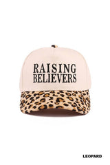 Raising Believers / Raising Disciples Two Tone Cotton Hat : LEOPARD-195908 / OS