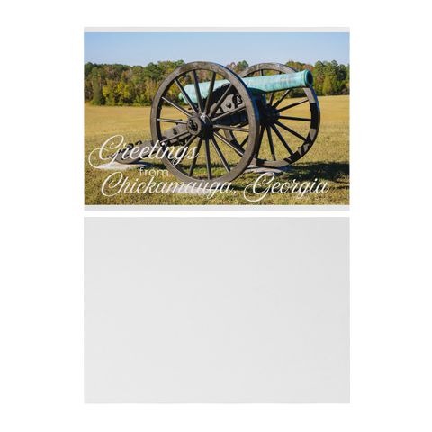 Chickamauga Post Card Cannon