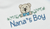 Bib and Matching Burp Cloth Personalized Boy