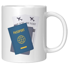 Travel Coffee Mug Passport