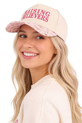 Raising Believers / Raising Disciples Two Tone Cotton Hat : FLORAL-195903 / OS