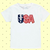 4th of July USA Flag Tee or Bodysuit