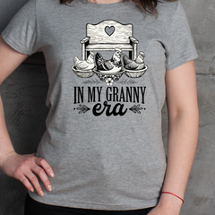 Granny Era Black and White Tshirt