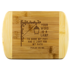 Verse Wood Cutting Board Psalm 119:105