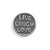 Oxidized "Live Laugh Love" Bead