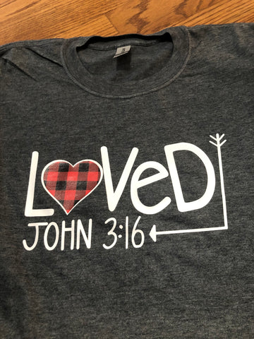LOVED John 3:16 shirt