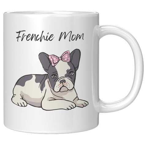 Frenchie Mom Bow Coffee Mug