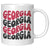 georgia state cup, georgia state, georgia state mug, gift for georgia fan, georgia football, georgia file, georgia color design, georgia gift, gifts for men