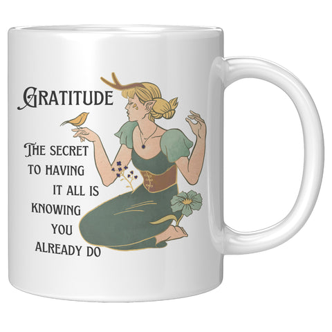 Gratitude Vintage Coffee Mug