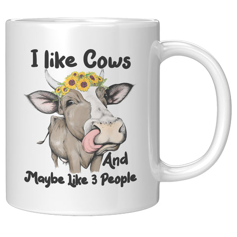I Like Cows Coffee Mug