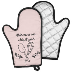 personalized oven mitt, oven mitt, grill mitt, grilling mitt, grillmaster, grill master, gifts for women, women gifts, kitchen accessories, kitchen gifts, gifts for mom, gifts for grandmother, gifts for nana, pink, pink gifts