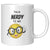 Funny coffee mug, fun coffee mug, smiley face, nerd gifts, gifts for nerds, talk nerdy to me, coffee mug for college student, college student gift, GPA gift, yellow