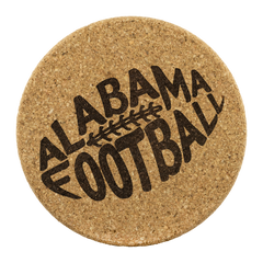 Alabama Football cork coasters Bama