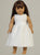 All White Communion Dress - Matching Doll Dress