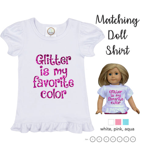 Girl and Doll Matching Shirt Sets