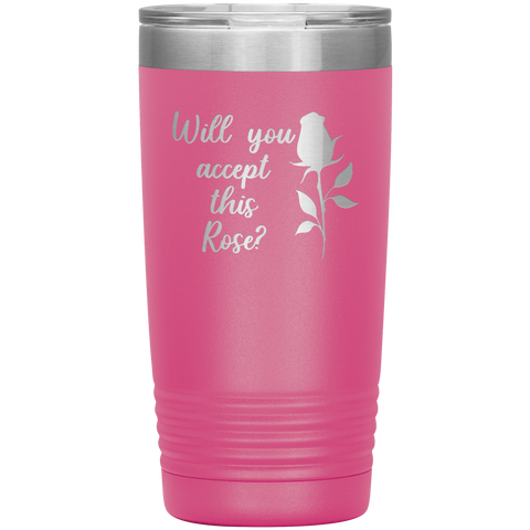 Accept this Rose Insulated Stainless Tumbler Cup