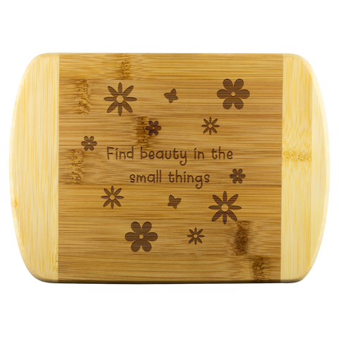 Floral Wood Cutting Board - Find beauty in the small things