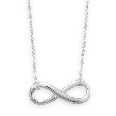 Sterling Silver Infinity Necklace